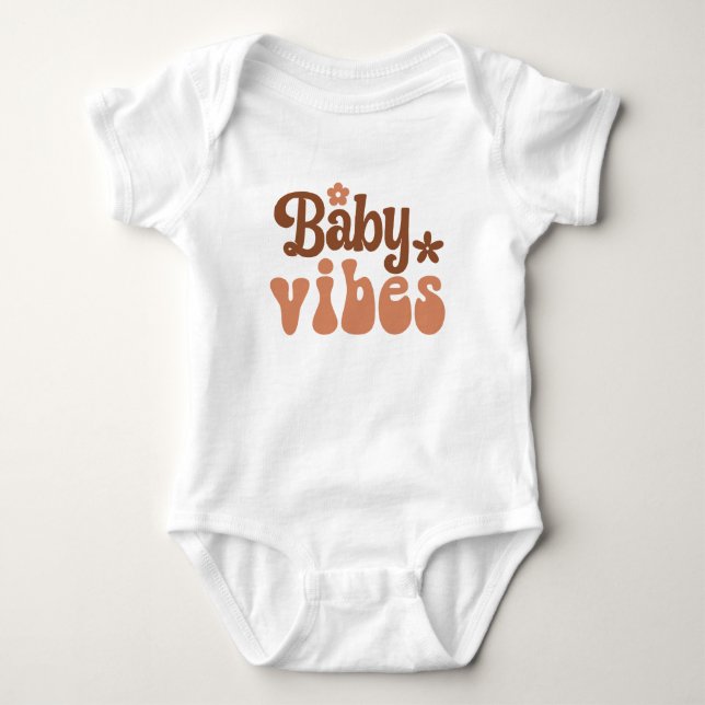 Boho Baby Vibes  Bodysuit (Front)