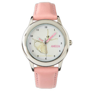 Boho Ballerina Ballet Tutu Girl Practice Pink Watch