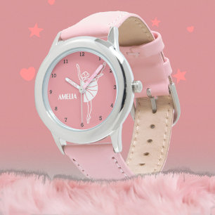 Boho Ballerina Ballet Tutu Girl Practice Pink Watch