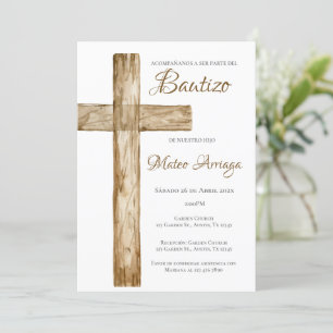  Boho Baptism  Invitation