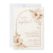 Boho Baptism Invite, Pampas Grass Boho Christening