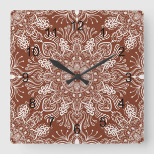 Boho Barkley Square Wall Clock