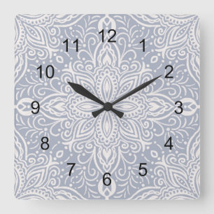 Boho Barrett Square Wall Clock
