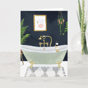 Boho Bath I Card