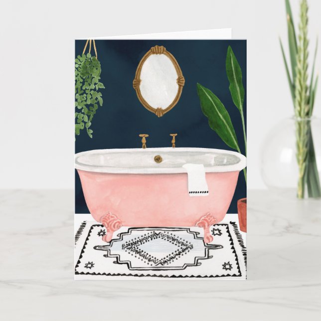 Boho Bath II Card (Front)