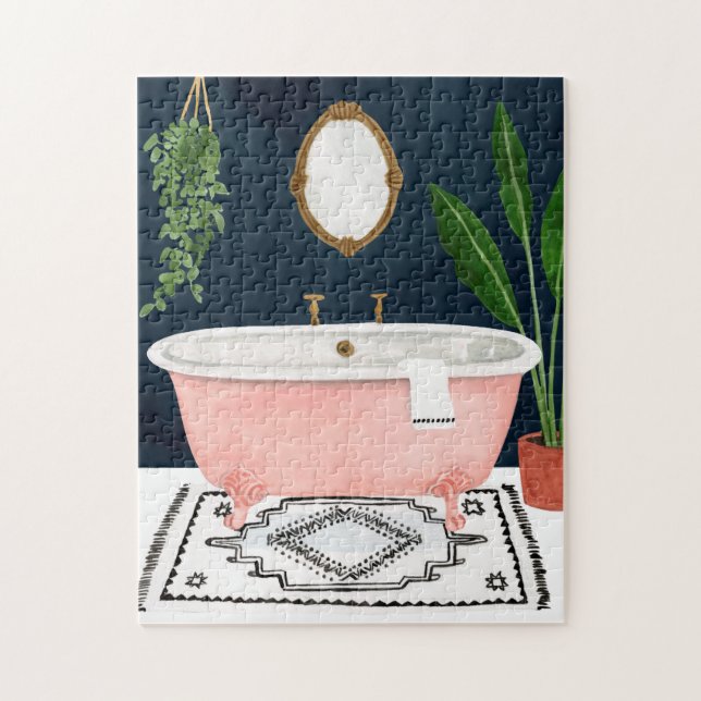 Boho Bath II Jigsaw Puzzle (Vertical)