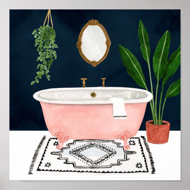 Boho Bath II Poster (Front)