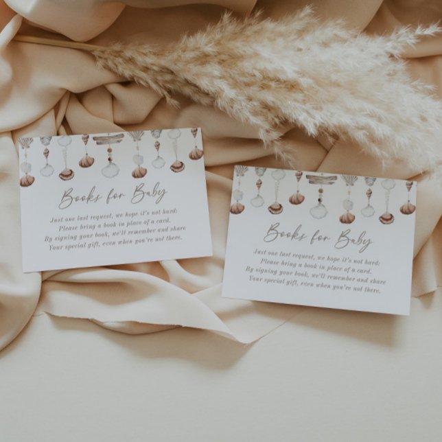 Boho Beach Books for Baby Enclosure Card (Zazzle Boho Beach Books for Baby Enclosure Card)