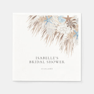 Boho Beach Bridal Shower Napkin