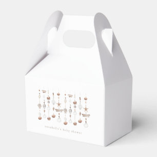 Boho Beach Shell Baby Shower Favour Box