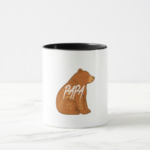  Boho Bear Papa Mug