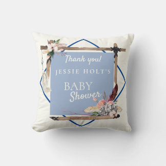 Boho Beautiful Southwestern Baby Shower  Cushion