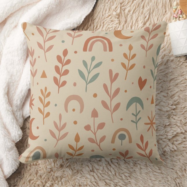 Boho Beige Cushion (Blanket)