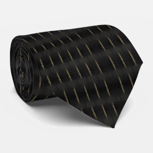 Boho Black Elegant Classy Neck Tie