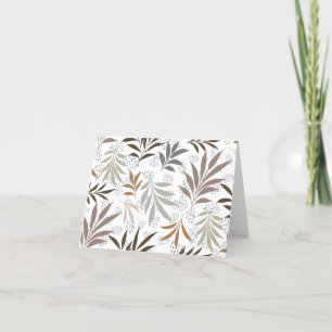 Boho Blank Folded Card