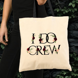 Boho Bling   Bachelorette Bridal Party I Do Crew Tote Bag