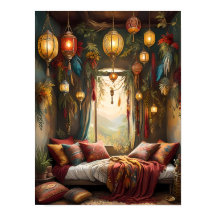 Boho Bliss – Aesthetic Bohemian Bedroom 