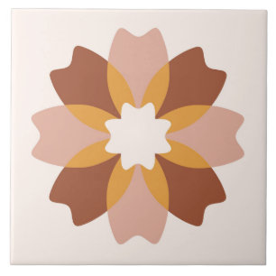 Boho Blocks Floral Tile