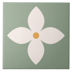 Boho Blocks Floral Tile