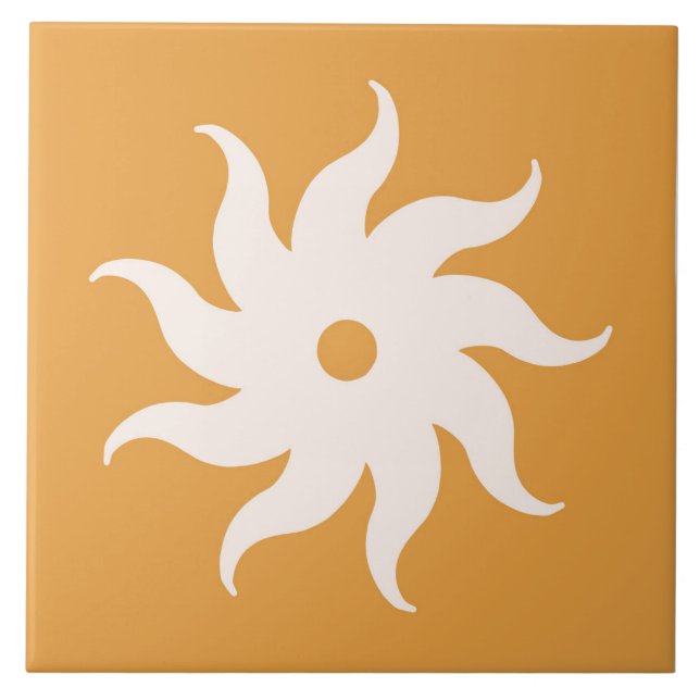 Boho Blocks Floral  Tile (Front)