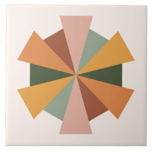 Boho Blocks Floral Tile