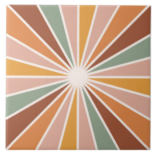 Boho Blocks Floral  Tile