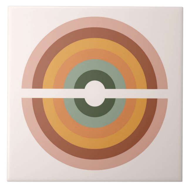 Boho Blocks Floral  Tile (Front)