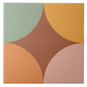 Boho Blocks Floral Tile