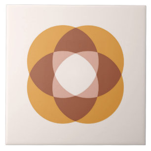 Boho Blocks Floral  Tile