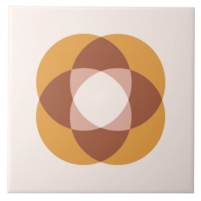 Boho Blocks Floral  Tile (Front)