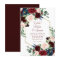 Boho Bloom | Elegant Burgundy Floral Gold Frame