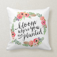Boho Bloom | Throw Pillow