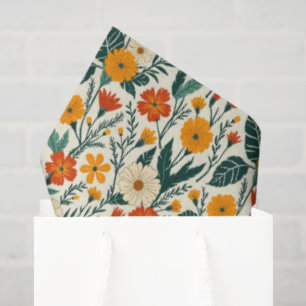 Boho Blooming Tissue Paper