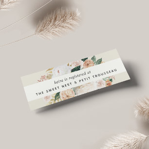 Boho Blooms Bridal Registry Insert Cards   Mini