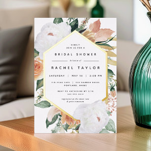 Boho Blooms Modern Floral Bridal Shower