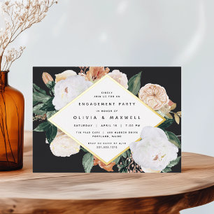Boho Blooms Modern Floral Engagement Party