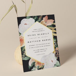Boho Blooms Modern Geometric Floral Wedding