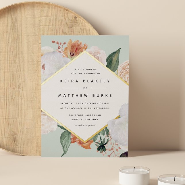 Boho Blooms | Modern Geometric Floral Wedding (Creator Uploaded)