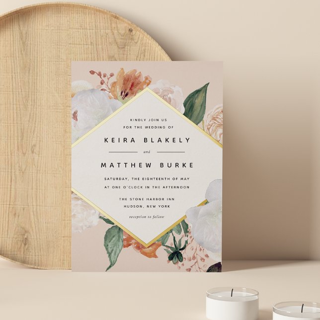 Boho Blooms | Modern Geometric Floral Wedding (Creator Uploaded)