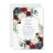 Boho Blooms | Rustic Navy and Burgundy Red Frame