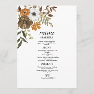 Boho Blush Floral Wedding Invitation