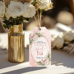 Boho Blush Pink Floral Eucalyptus Sweet Sixteen   Gift Tags<br><div class="desc">✅ For matching items search 36-16 in my collections ✅
Elegant boho favor and thank you tags featuring blush pink florals,  eucalyptus greenery,  and soft rose gold tones—perfect for adding a graceful finishing touch to Sweet Sixteen celebrations and showing heartfelt appreciation.</div>