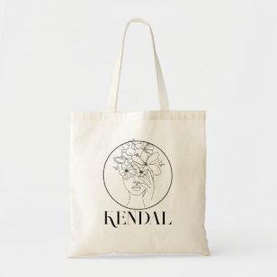 Boho Bohemian Abstract Minimal Style Tote Bag