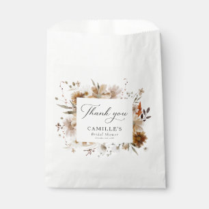Boho Botanical Bridal Shower Favour Bags