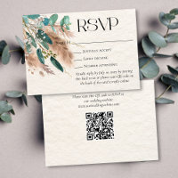Boho Botanical Eucalyptus Greenery Pampas Grass