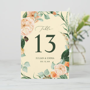 Boho Botanical Light Yellow Greenery Floral Custom