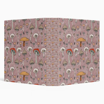 Boho Botanical Mushroom Pattern
