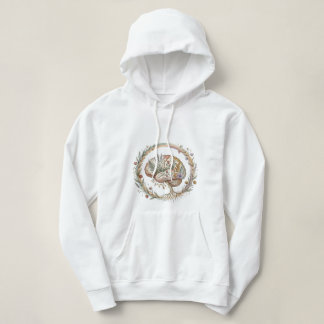 Boho Botanical Neurodiversity Bloom Ecotherapy Hoodie