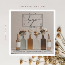 Boho Bottles | Flowers | Aesthetic Cocktail
