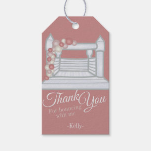 Boho Bounce House Jump Gift Tags